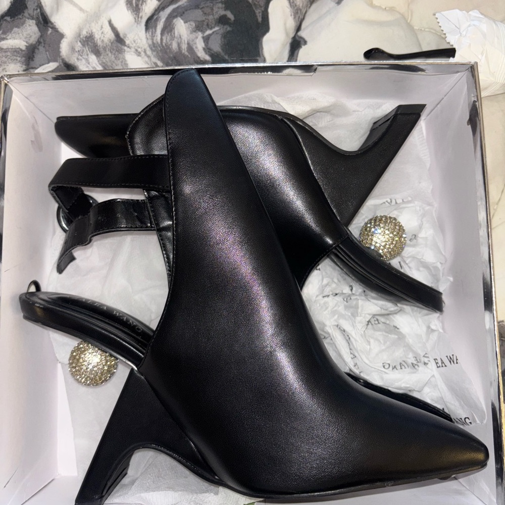 Sleek Black Stiletto Heels